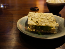 Cod skin sandwich