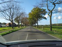On the way to Bosscherheide through the Niederrhein countryside 