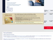 This is print screen of CC offer I receive when researching flights. 