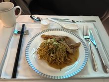 Snack on the LAX-SIN flight. 