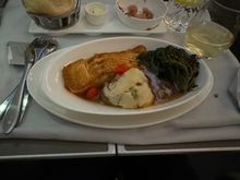Spoilt by the sauce being way too thin and way too much! The potatoes basically dissolved into it. Salmon tasty but overcooked.