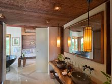 Bathroom of Mangarra 2; has soaking tub
