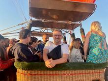 My first ever hot air balloon ride