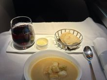 Had already eaten in town as it’s a late evening departure but tried the soup which was very tasty.