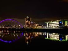 STV studios and Squinty Bridge