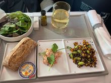Entree and salad very good