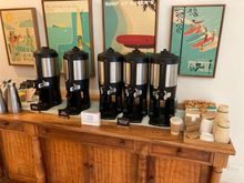 Complimentary Coffee & Tea set up 