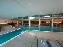 Indoor area of the main pool