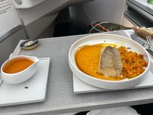 Haddock and spicy carrot 