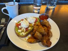 Avocado Toast - very good with excellent potatoes