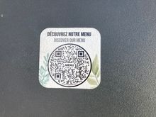 Or go modern with the QR