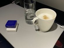 Cappuccino and Mastiha to finish