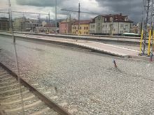 Loads of work going on to finally upgrade Zilina station. It desperately needed it!
