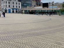 One of the big squares with the Mirage shopping centre. One of the Christmas markets always takes place here in December