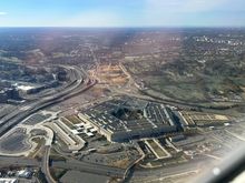 The Pentagon on climb out of DCA 