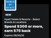 Hyatt Offer