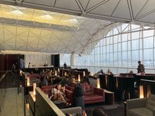 The seating area
