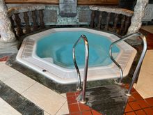 Hot (really just warm) tub