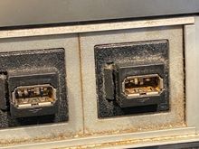 These USB ports have seen better days. They didn't work.