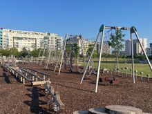 Part of the “ninja course” described above

