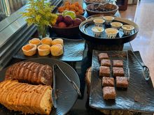 Overall it seemed like they were struggling to keep the buffet trays full. The service was attentive for coffee, water or other wishes.