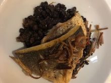 Seabass (with just a drizzle of lemon juice