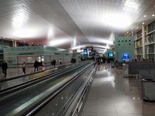 Barcelona airport was pleasant enough but it resembled dozens of other airports 