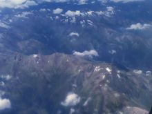 Crossing the Austrian Alps on our way north to Germany 