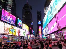 Times Square by night is an experience not to be missed 