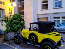 This vehicle, parked at the rear of the Hotel and Restaurant Guter Hirte in Huttwil, was still in use