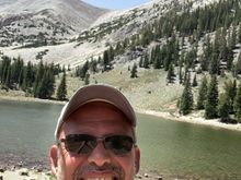 Alpine Lake Selfie in Great Basin NP