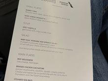 Onboard menu