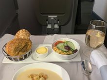 The Cauliflower Soup is delicious. The other item was so good that it has gone from my memory!