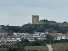 old walled city seen from near the highway exit