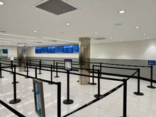 New queueing space should prevent spill over into the center of the terminal during the morning rush. 