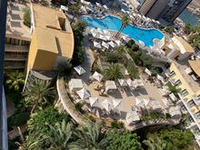 Look diagonal to see the lower Narcis pool and the sundeck on level 10