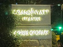 We’re staying at the Grand Hyatt