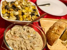 Pasta with turkey 