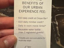 Urban Experience Benefits