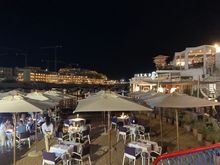 There is also dining in the sand 