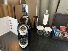 As a suite, comes with coffee machine 