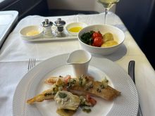 The fish was well cooked and pretty tasty 