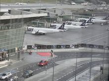 More airport views from the suite