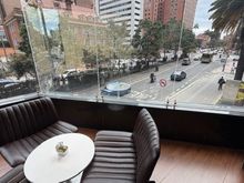 The hanging portion of the lounge with nice views ;)