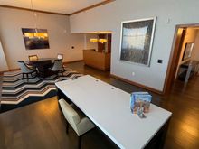 Large study table.