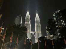 Visited the Petronas towers and surrounding park. Don’t bother coming for the water fountain show, but it’s fun to see these iconic buildings up close.