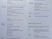 Food menu