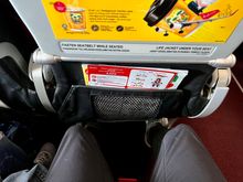 Legroom was fine for a 2.5 hour flight.