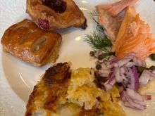 A few items from the breakfast buffet
