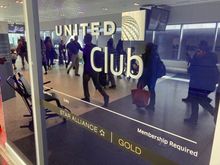 United Club  IAH Terminal C near gate C1 accepts star alliance gold members (except UA's own) and gets reimbursed $35 per visit per person by the airline issueing star alliance gold status for the passenger ... in my case, Lufthansa ponyed up $70 for me and my son .